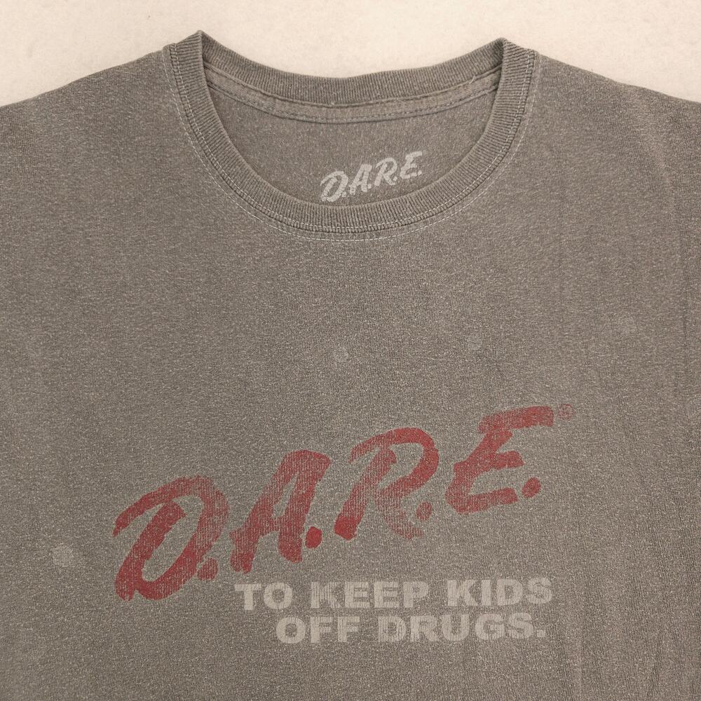 D.A.R.E. Gray Short Sleeve Tee
